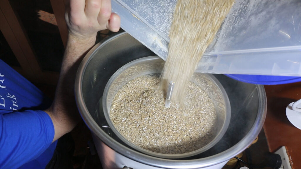 Starting the mash