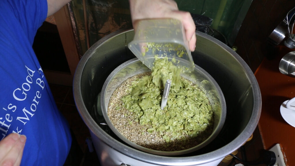 Saaz for mash hopping the pine ipa