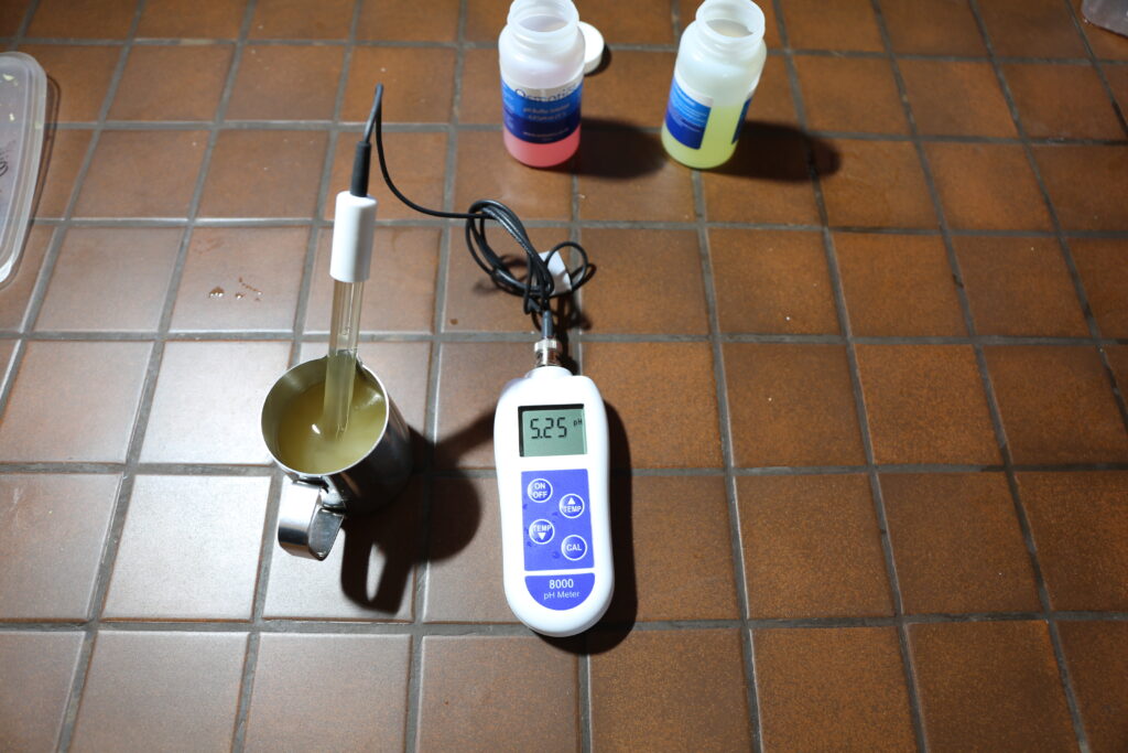 ph test the beer