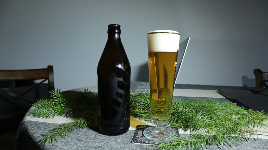 A pine IPA brewed with fir tips